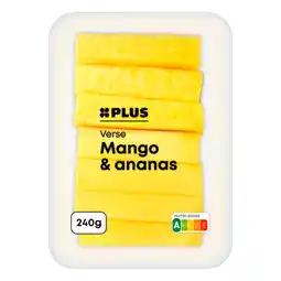 PLUS PLUS Verse ananas/mango sticks aanbieding