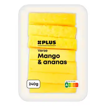 PLUS PLUS Verse ananas/mango sticks aanbieding