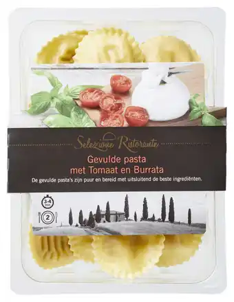 PLUS Selezione Ristorante Gevulde pasta met tomaat en burrata aanbieding