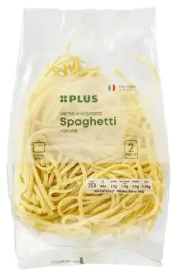 PLUS PLUS Spaghetti naturel aanbieding