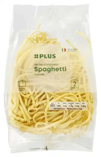 PLUS PLUS Spaghetti naturel aanbieding