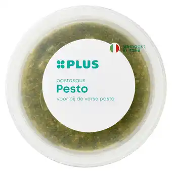 PLUS PLUS Pastasaus groene pesto aanbieding