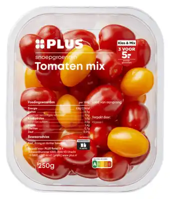 PLUS PLUS Snoeptomaten mix aanbieding