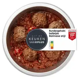 PLUS Uit de keuken van Balinese runderballetjes aanbieding