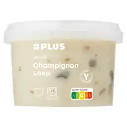PLUS PLUS Champignonsoep aanbieding