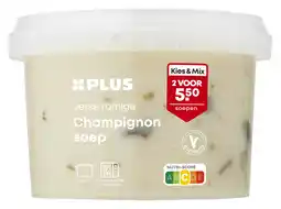 PLUS PLUS Champignonsoep aanbieding