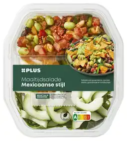 PLUS PLUS Maaltijdsalade Mexicaans quacamole aanbieding