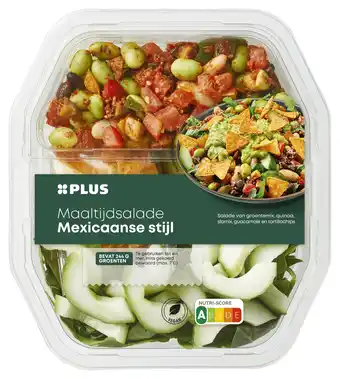 PLUS PLUS Maaltijdsalade Mexicaans quacamole aanbieding
