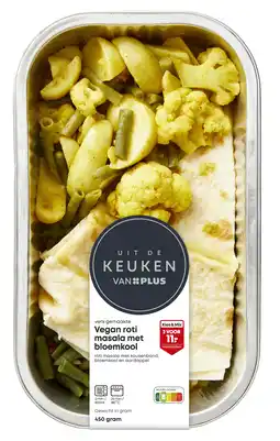 PLUS Uit de keuken van PLUS Roti Masala vegan aanbieding