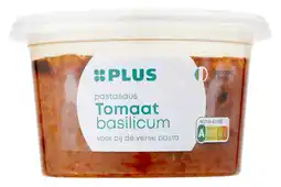 PLUS PLUS Pastasaus tomaat basilicum aanbieding