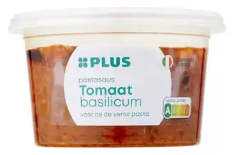 PLUS PLUS Pastasaus tomaat basilicum aanbieding