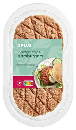 PLUS PLUS Plantaardige hamburgers aanbieding