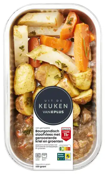 PLUS Uit de keuken van Stoofvlees met kriel & groenten aanbieding