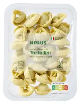 PLUS PLUS Tortellini Mascarpone en rucola aanbieding