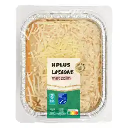PLUS PLUS Lasagne zalm aanbieding