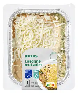 PLUS PLUS Lasagne zalm aanbieding