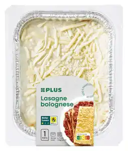 PLUS PLUS Lasagne bolognese aanbieding