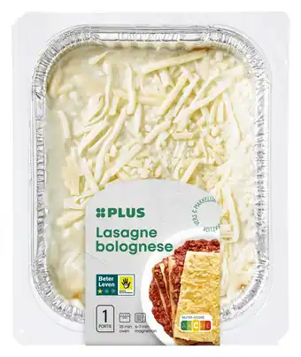 PLUS PLUS Lasagne bolognese aanbieding