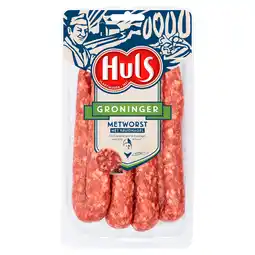 PLUS Huls Groninger metworst 4 stuks aanbieding