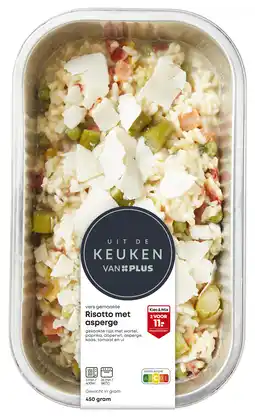 PLUS Uit de keuken van PLUS Risotto met groene asperges aanbieding