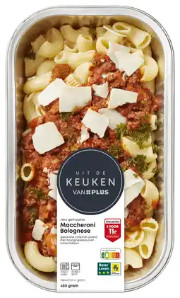 PLUS Uit de keuken van PLUS Maccheroni bolognese aanbieding