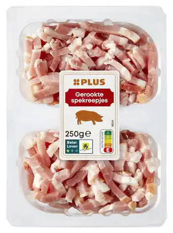 PLUS PLUS Gerookte spekreepjes aanbieding