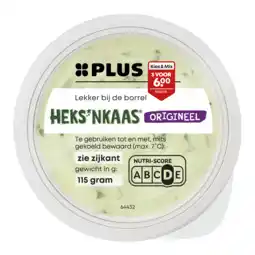 PLUS Heks'nkaas Origineel dipcup aanbieding