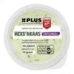 PLUS Heks'nkaas Origineel dipcup aanbieding