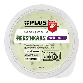 PLUS Heks'nkaas Origineel dipcup aanbieding