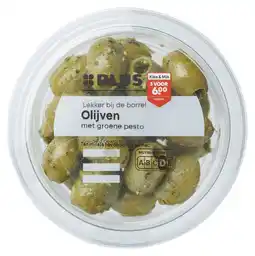 PLUS PLUS Olijven pesto aanbieding