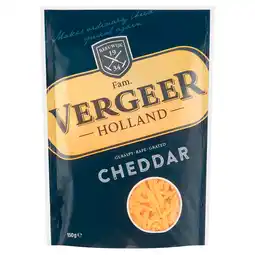 PLUS Vergeer Geraspte kaas cheddar aanbieding