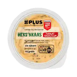 PLUS Heks'nkaas Tomaat Basilicum aanbieding