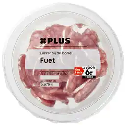 PLUS PLUS Fuetplakjes aanbieding