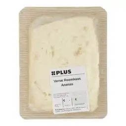PLUS PLUS Verse roomkaas ananas aanbieding