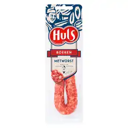 PLUS Huls Boerenmetworst 1stuk aanbieding