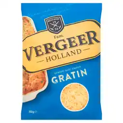 PLUS Vergeer Geraspte kaas gratin aanbieding