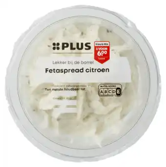 PLUS PLUS Fetaspread Citroen aanbieding