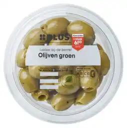 PLUS PLUS Groene olijven aanbieding