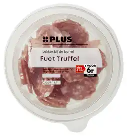 PLUS PLUS Fuet truffel aanbieding
