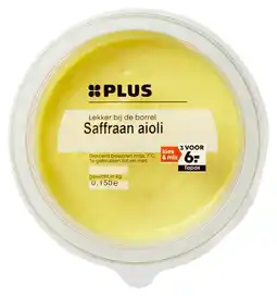 PLUS PLUS Saffraan Aïoli aanbieding