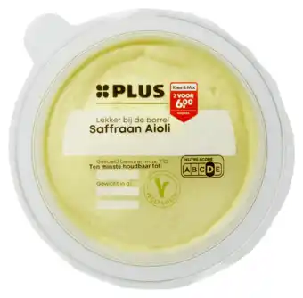 PLUS PLUS Saffraan Aïoli aanbieding