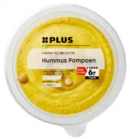 PLUS PLUS Hummus pompoen aanbieding