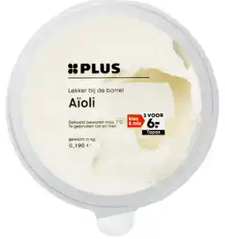 PLUS PLUS Aioli aanbieding