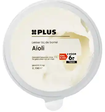 PLUS PLUS Aioli aanbieding