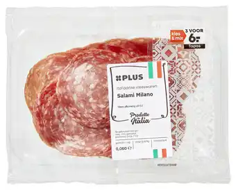 PLUS PLUS Salami Milano aanbieding