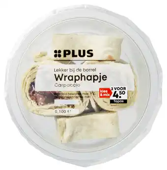 PLUS PLUS Wraphapje Carpaccio aanbieding