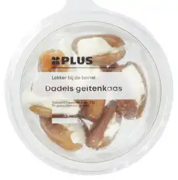 PLUS PLUS Dadels geitenkaas aanbieding