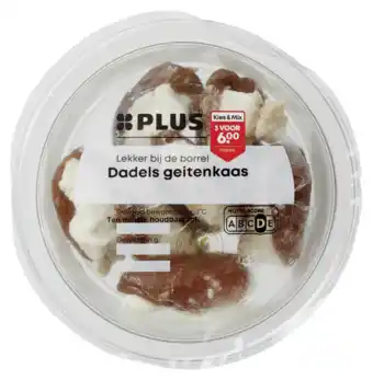 PLUS PLUS Dadels geitenkaas aanbieding