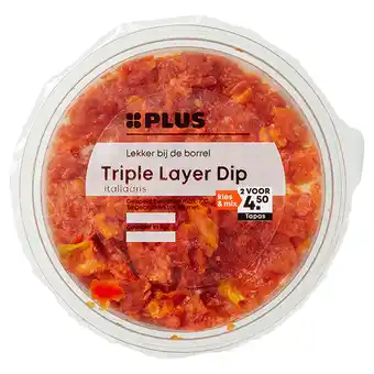 PLUS PLUS Triple layer dip Italiaans aanbieding