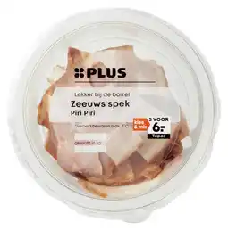 PLUS PLUS Zeeuws spek Piri Piri aanbieding